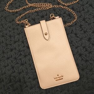 Kate Spade Cream Wallet on Chain